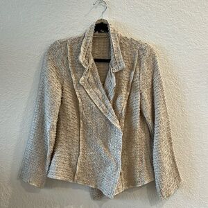 CAbi Women’s Blazer #985 Chenille Double Breasted, Size S